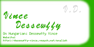 vince dessewffy business card